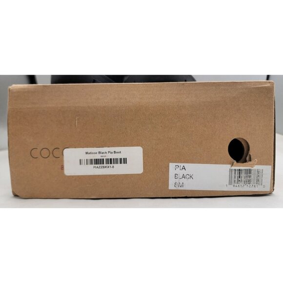 Coconuts By Matisse Pia Black Ankle Boots Size 8M Womens Footwear New in Box - Picture 8 of 10